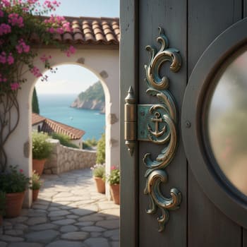 Marine bronze hinge with clean bearing surfaces