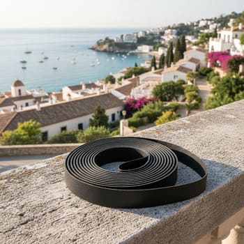 Roll of butyl tape used for permanent weather stops