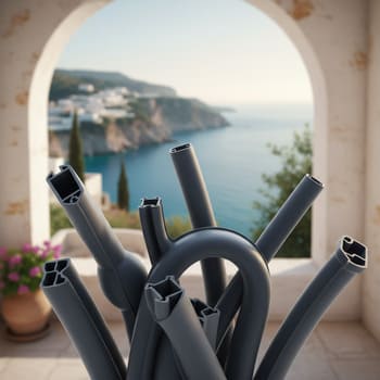 Assorted EPDM gasket profiles laid out