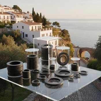 EPDM washers packed and labeled for replacement