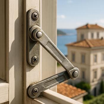 Hinge stay checked before the front moves in